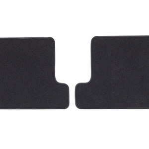 Predpražniki, zadnji del iz premium velurja, črne barve